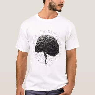 Camiseta Algoritmo de computadora de aprendizaje profundo e