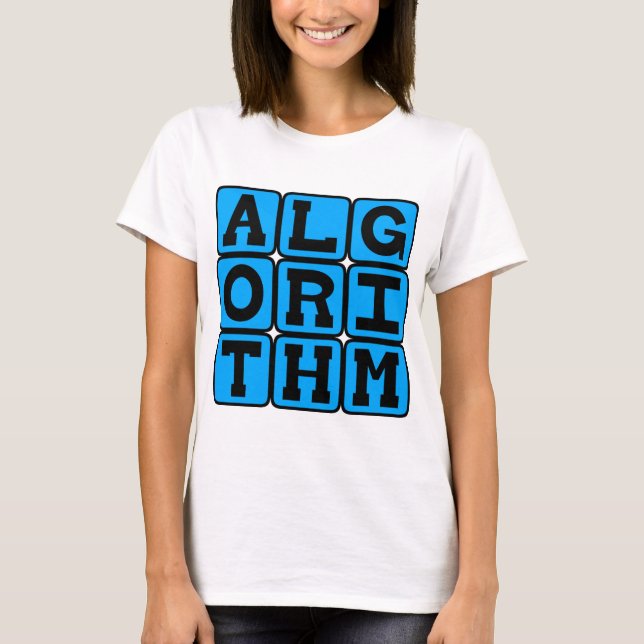 Camiseta Algoritmo, fórmula matemática (Anverso)