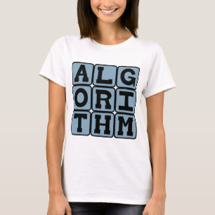 Camiseta Algoritmo, procedimiento para cálculos