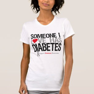 Camiseta Alguien amor de I tiene diabetes