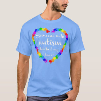 Camiseta Alguien con autismo me tocó el corazón