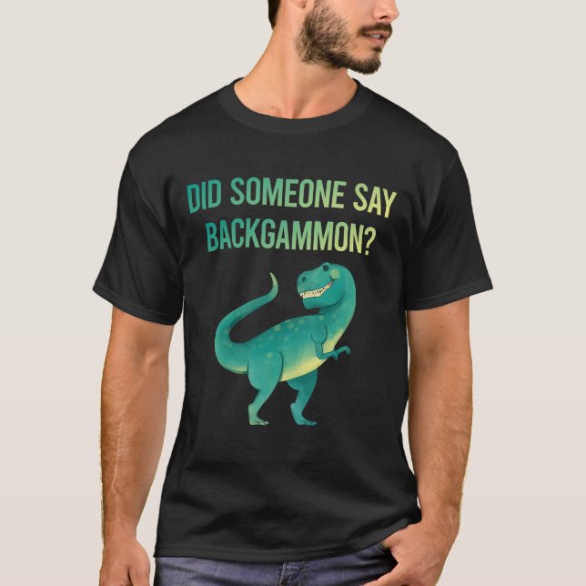 Camiseta Alguien diga Backgammon (Anverso)