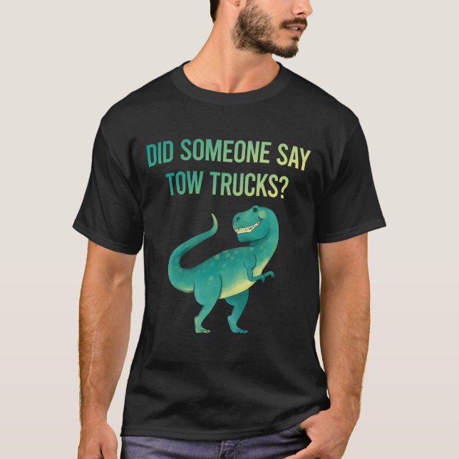 Camiseta Alguien diga camiones de remolque (Anverso)