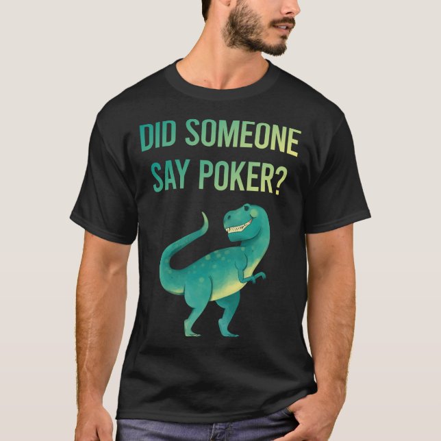 Camiseta Alguien diga póker (Anverso)