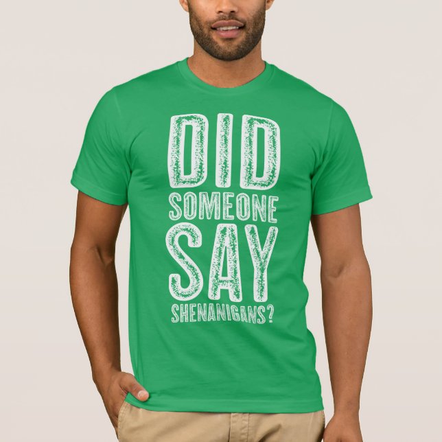 Camiseta ¿Alguien dijo que el día de los martiritas de Shen (Anverso)