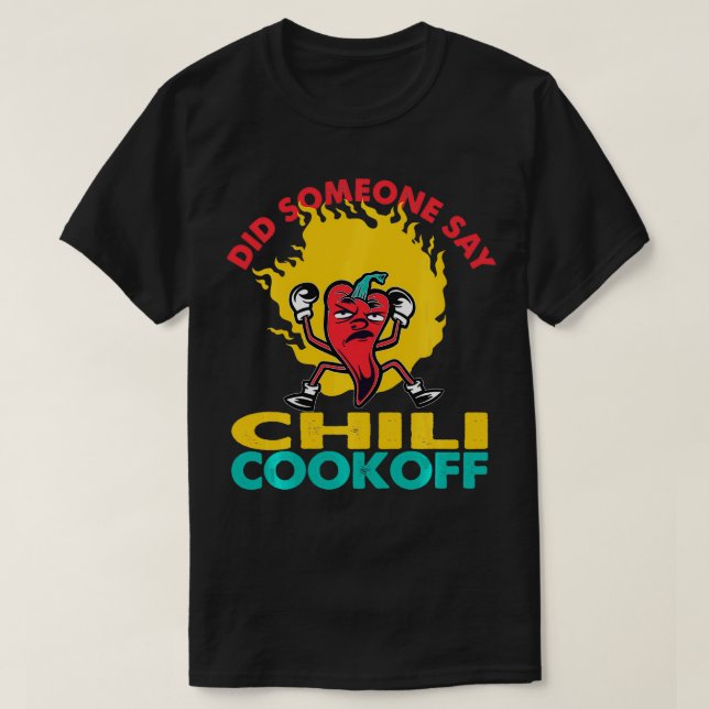 Camiseta Alguien dijo que la cocina de Chile diseñó cabeza  (Diseño del anverso)