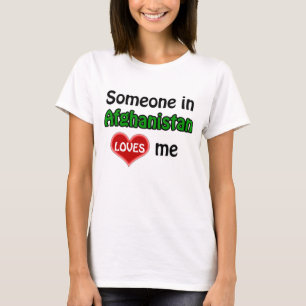 Camiseta Alguien en Afganistán me quiere
