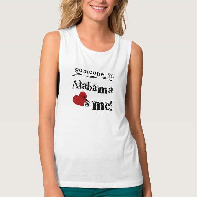 Camiseta Alguien en Alabama me ama (Anverso)