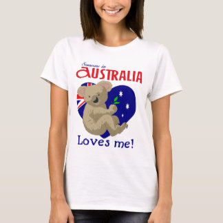 Camiseta Alguien en Australia me ama koala