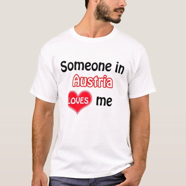 Camiseta Alguien en Austria me ama (Anverso)