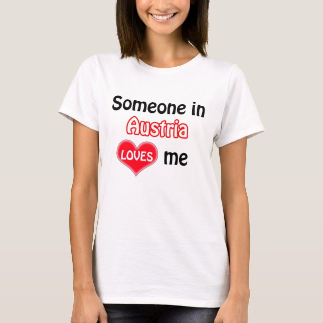 Camiseta Alguien en Austria me ama (Anverso)