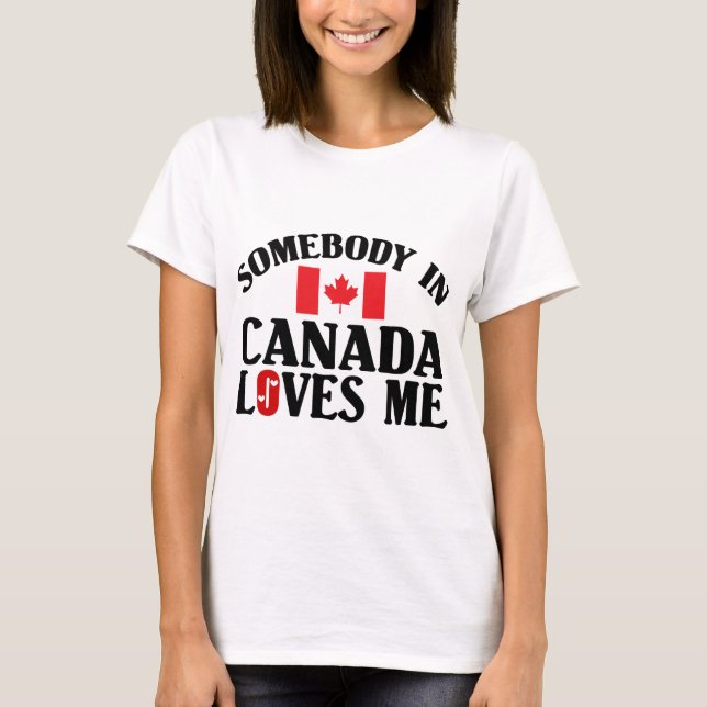 Camiseta Alguien en Canadá (Anverso)
