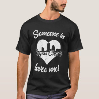 Camiseta Alguien En Corpus Christi Texas Me Ama El Cielo De