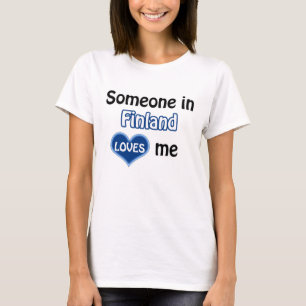 Camiseta Alguien en Finlandia me ama