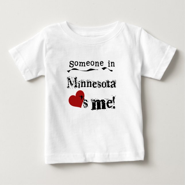 Camiseta Alguien en Minnesota me ama (Anverso)