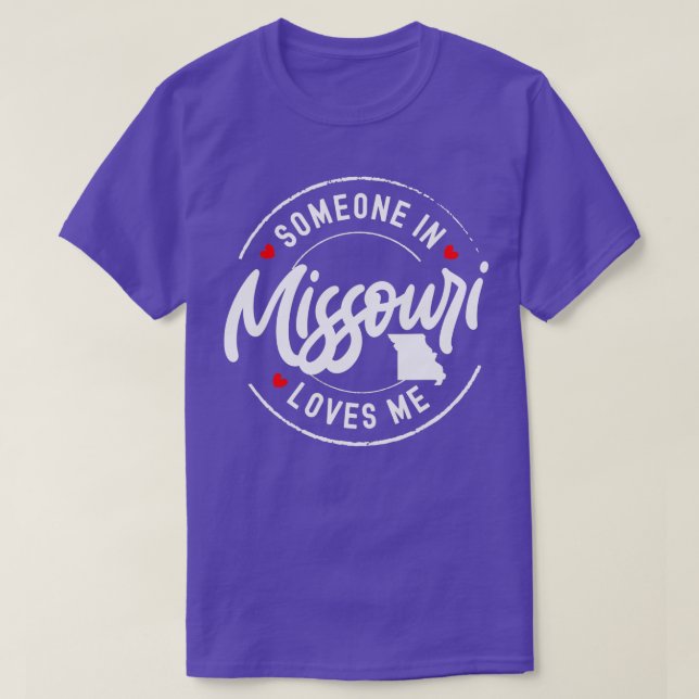 Camiseta Alguien en Misuri me ama (Diseño del anverso)