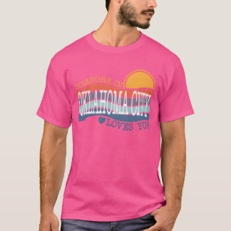 Camiseta Alguien en Oklahoma City me ama regalo