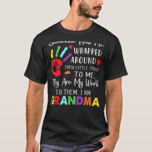 Camiseta Alguien Me Tiene Envuelto Por Su Dedo Para Mí G