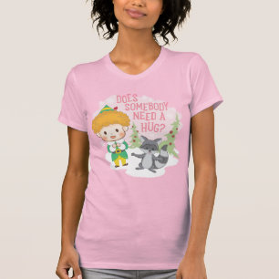 Camiseta ¿Alguien necesita un abrazo de Buddy el Elfo?