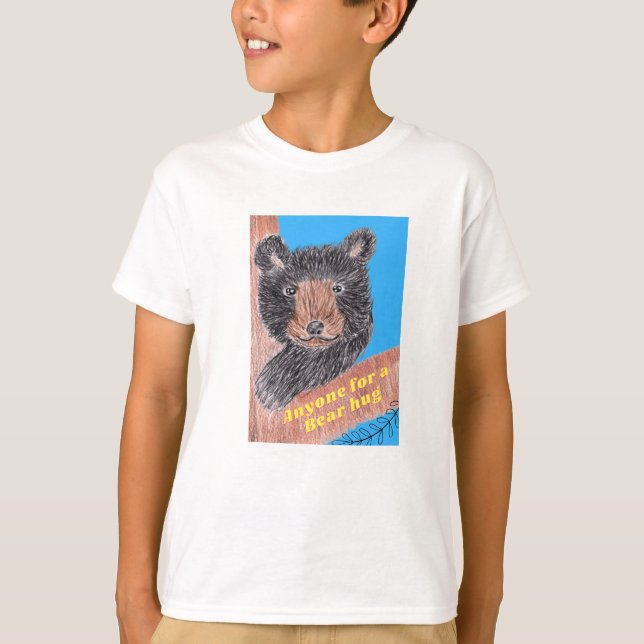 Camiseta Alguien por un abrazo de oso (Anverso)
