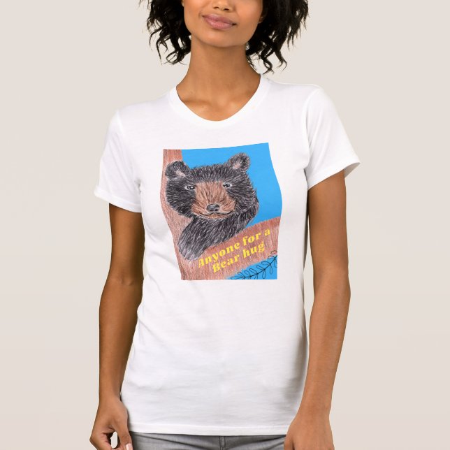Camiseta Alguien por un abrazo de oso (Anverso)