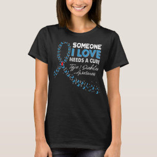 Camiseta Alguien Que Me Encanta Necesita Un Seguro De Diabe