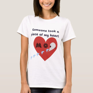 Camiseta Alguien se llevó un pedazo de mi corazón – Familia