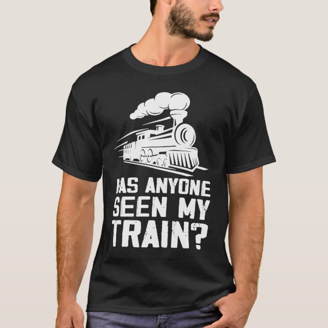 Camiseta Alguien vio mi tren (Anverso)