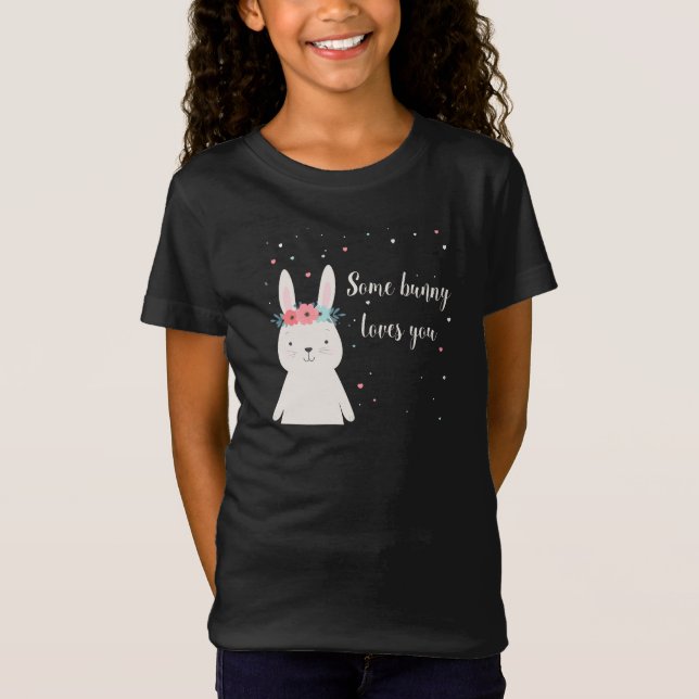 Camiseta Algun conejo te ama (Anverso)
