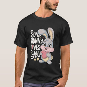 Camiseta Algun Conejo Te Ama Conejito De Pascua Lindo