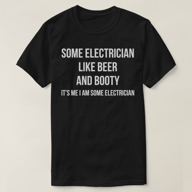 Camiseta algún electricista (Diseño del anverso)