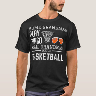Camiseta Algunas abuelas juegan bingo real abuela mirar Bas