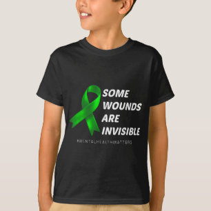Camiseta Algunas Heridas Son Conciencia Invisible De La Sal