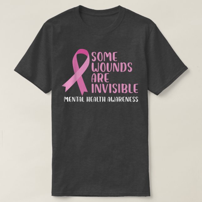Camiseta Algunas Heridas Son Conciencia Invisible De La Sal (Diseño del anverso)