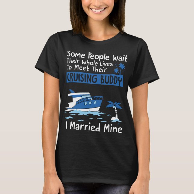 Camiseta algunas personas esperan sus vidas enteras para co (Anverso)