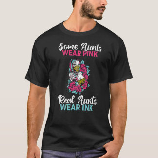 Camiseta Algunas Tías llevan tetas rosadas reales usando la
