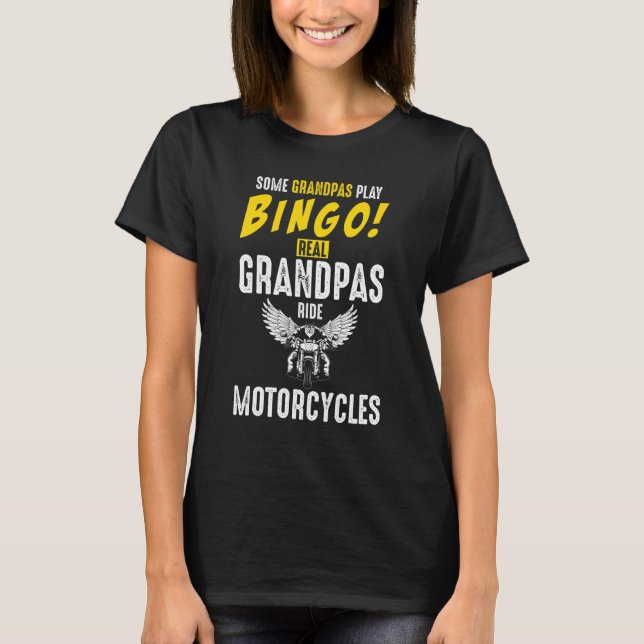 Camiseta Algunos abuelitos juegan al Bingo Real Grandpas Ri (Anverso)