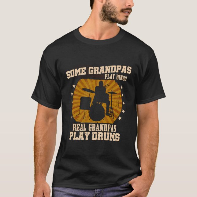 Camiseta Algunos abuelitos juegan al Bingo Real Grandpas to (Anverso)
