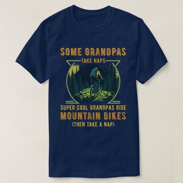 Camiseta Algunos abuelitos toman siestas super abuelitos de (Diseño del anverso)