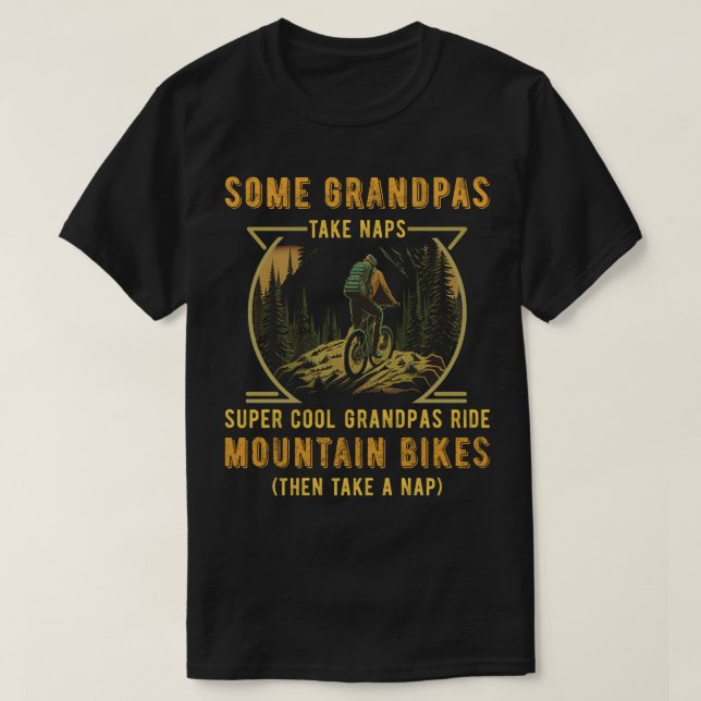 Camiseta Algunos abuelitos toman siestas super abuelitos de (Diseño del anverso)