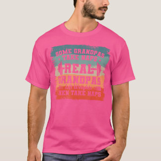 Camiseta Algunos abuelos duermen la siesta Abuelos reales l