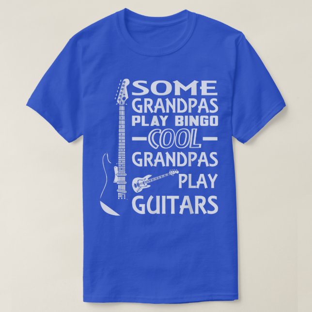 Camiseta Algunos Abuelos juegan al Bingo Guay Grandpas toca (Diseño del anverso)