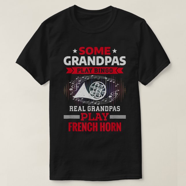Camiseta Algunos Abuelos Juegan al Bingo Real Grandpas Jueg (Diseño del anverso)
