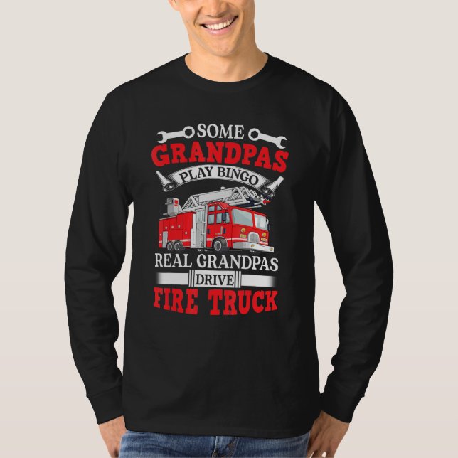 Camiseta Algunos Abuelos Juegan Bingo Real Grandp Disparan (Anverso)