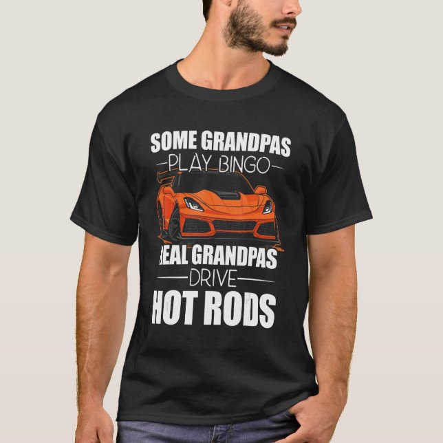 Camiseta Algunos Abuelos Juegan Bingo Real Grandpas Drive H (Anverso)