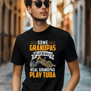 Camiseta Algunos Abuelos Juegan Bingo Real Grandpas Juegan