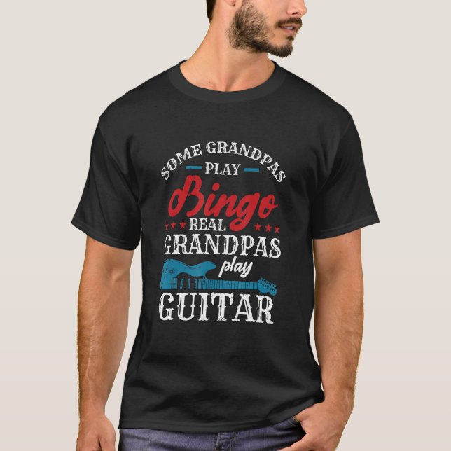 Camiseta Algunos Abuelos Juegan Bingo Real Grandpas Juegan  (Anverso)