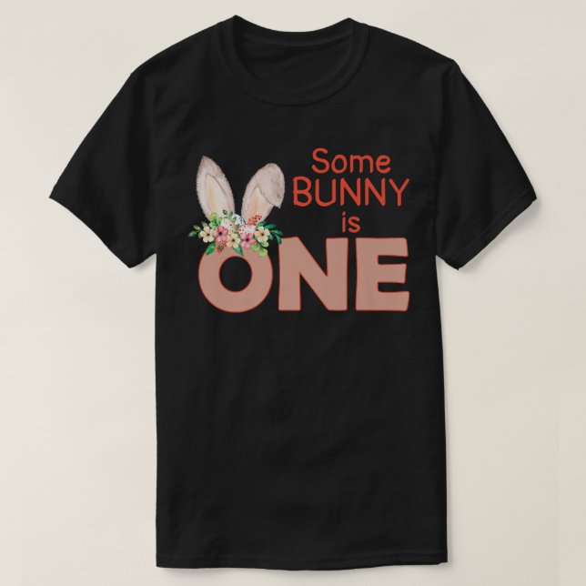 Camiseta Algunos Bunny Son Un Niño, Divertida Familia De Co (Diseño del anverso)