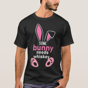 Camiseta Algunos conejitos necesitan Whiskey