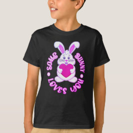 Camiseta Algunos conejitos te aman el día de Pascua lindo c